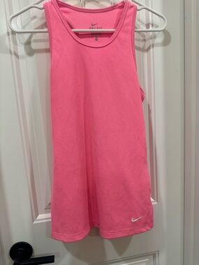Nike Hot Pink Ribbed Tank Top